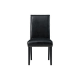Meridian Dining Side Chair Black (2 Per Pack) - Tampa Furniture Outlet