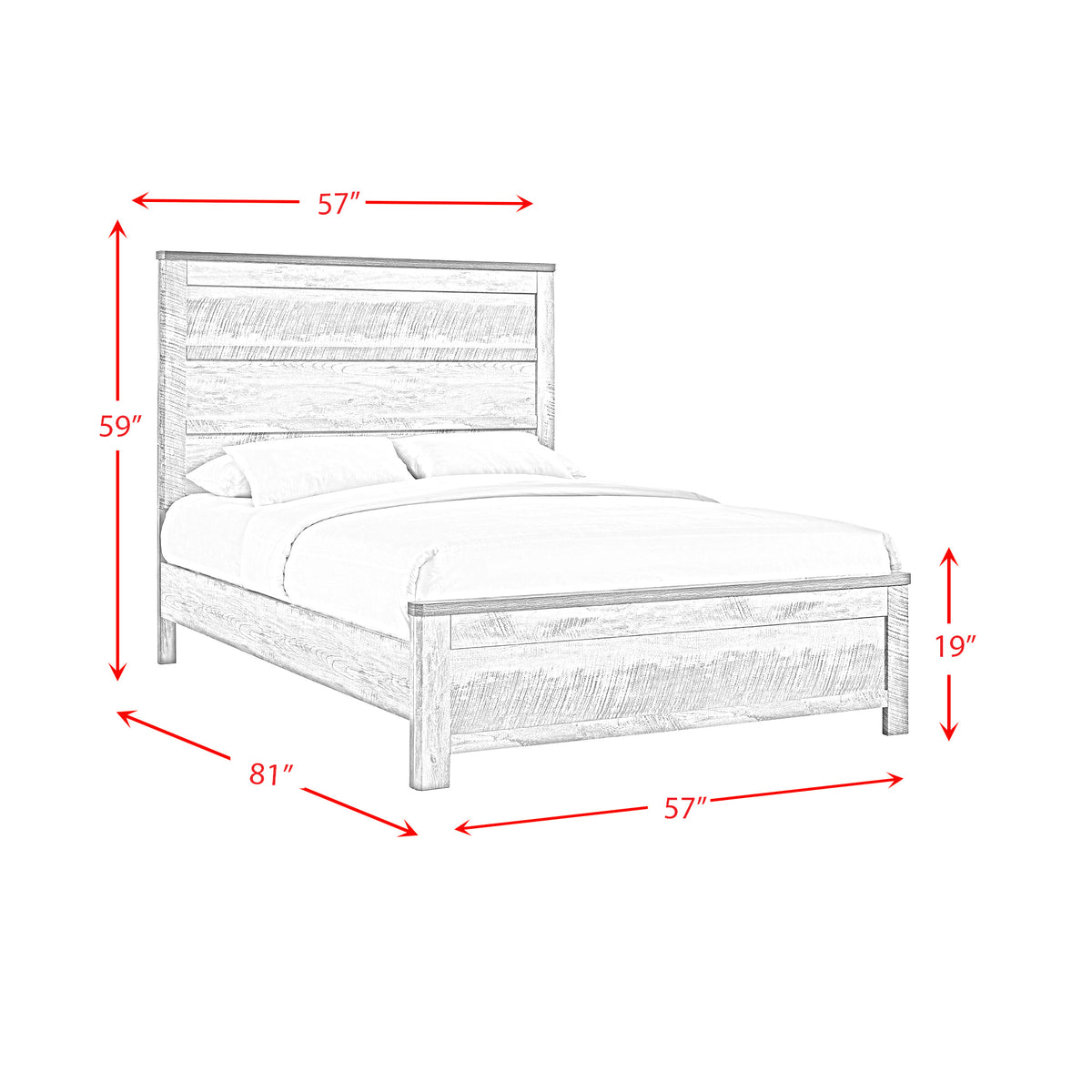 Millers Cove Full Panel Bed