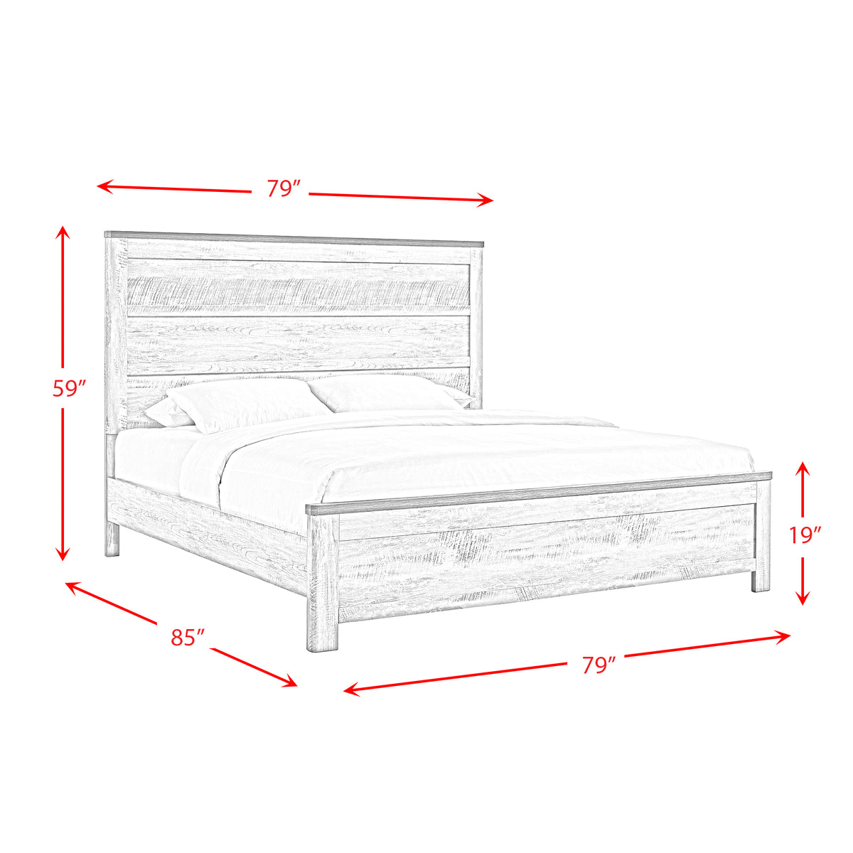 Millers Cove King Panel Bed