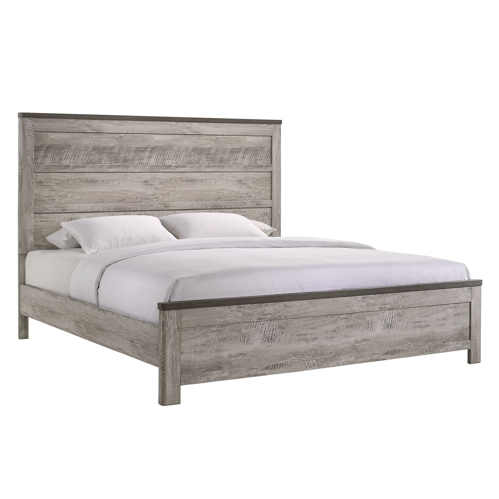 Millers Cove King Panel Bed - Tampa Furniture Outlet
