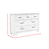 Millers Cove Dresser Two-Tone Grey (Sturdy) - Tampa Furniture Outlet