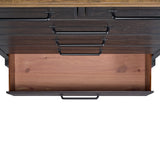 Montrose Chest in Espresso & Brown - Tampa Furniture Outlet