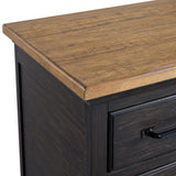 Montrose Dresser in Espresso & Brown - Tampa Furniture Outlet