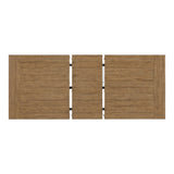 Montrose Dining Table with 20" Leaf in Espresso and Brown - Tampa Furniture Outlet