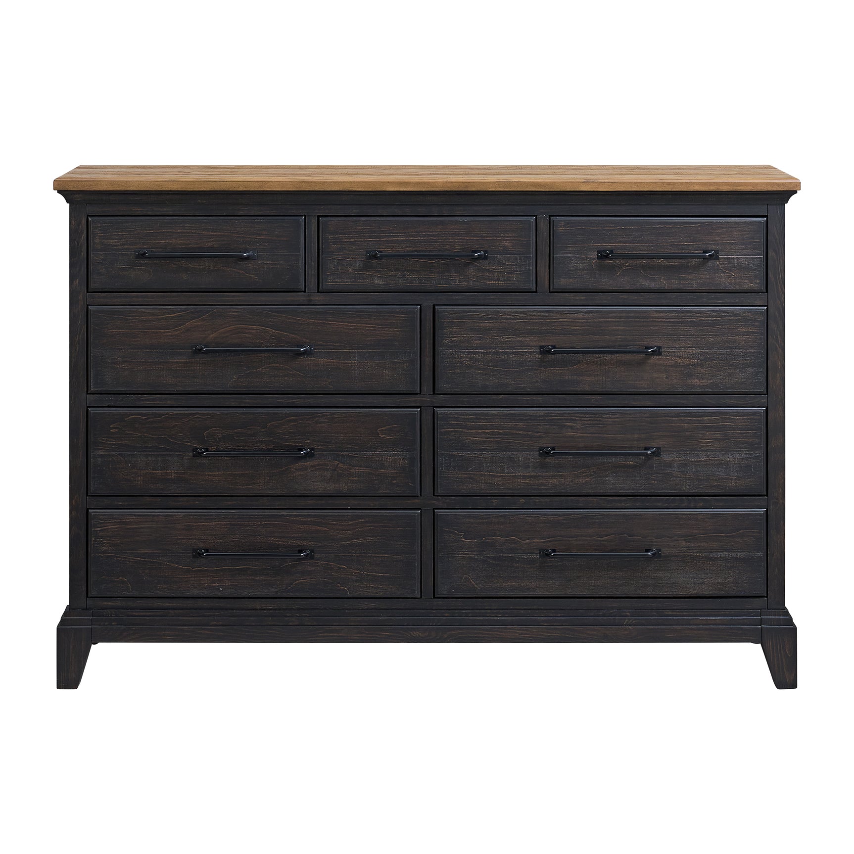 Montrose Dresser in Espresso & Brown - Tampa Furniture Outlet