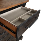 Montrose Dresser in Espresso & Brown - Tampa Furniture Outlet