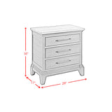 Montrose Nightstand with Charger & Sensor Light in Espresso & Brown - Tampa Furniture Outlet