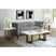 Morris Coffee Table in Espresso W/White Marble Top (3A Packing) – SKU CTMS100CTE | Elements