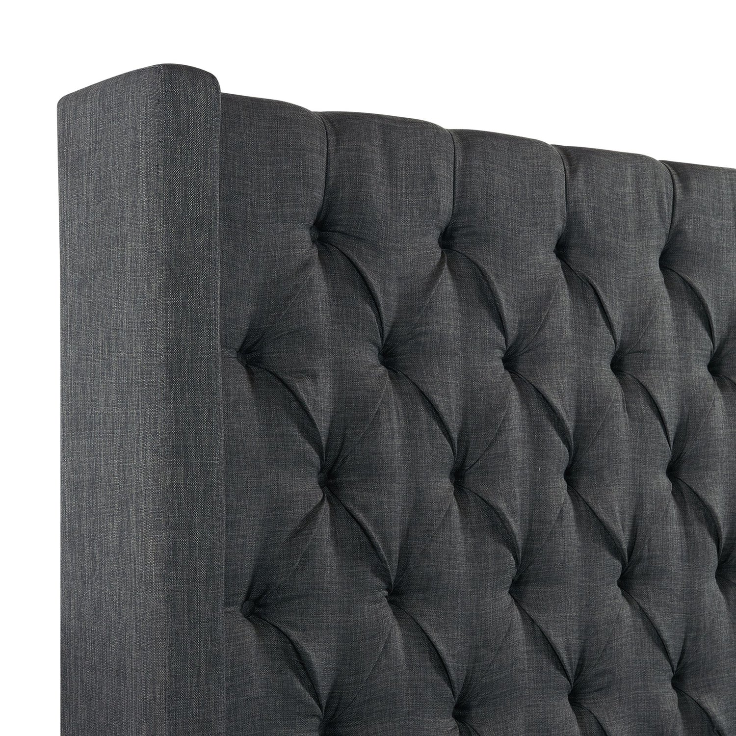 Morrow Queen Bed in Heirloom Charcoal - Tampa Furniture Outlet