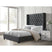 Morrow King Bed in Heirloom Charcoal – SKU UMW090KB | Elements