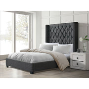 Morrow King Bed in Heirloom Charcoal – SKU UMW090KB | Elements