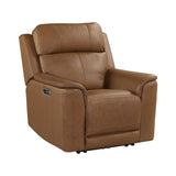 Mustang P3 Recliner in Aline Butternut