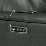 Mustang P3 Loveseat with Console in Aline Anthracite
