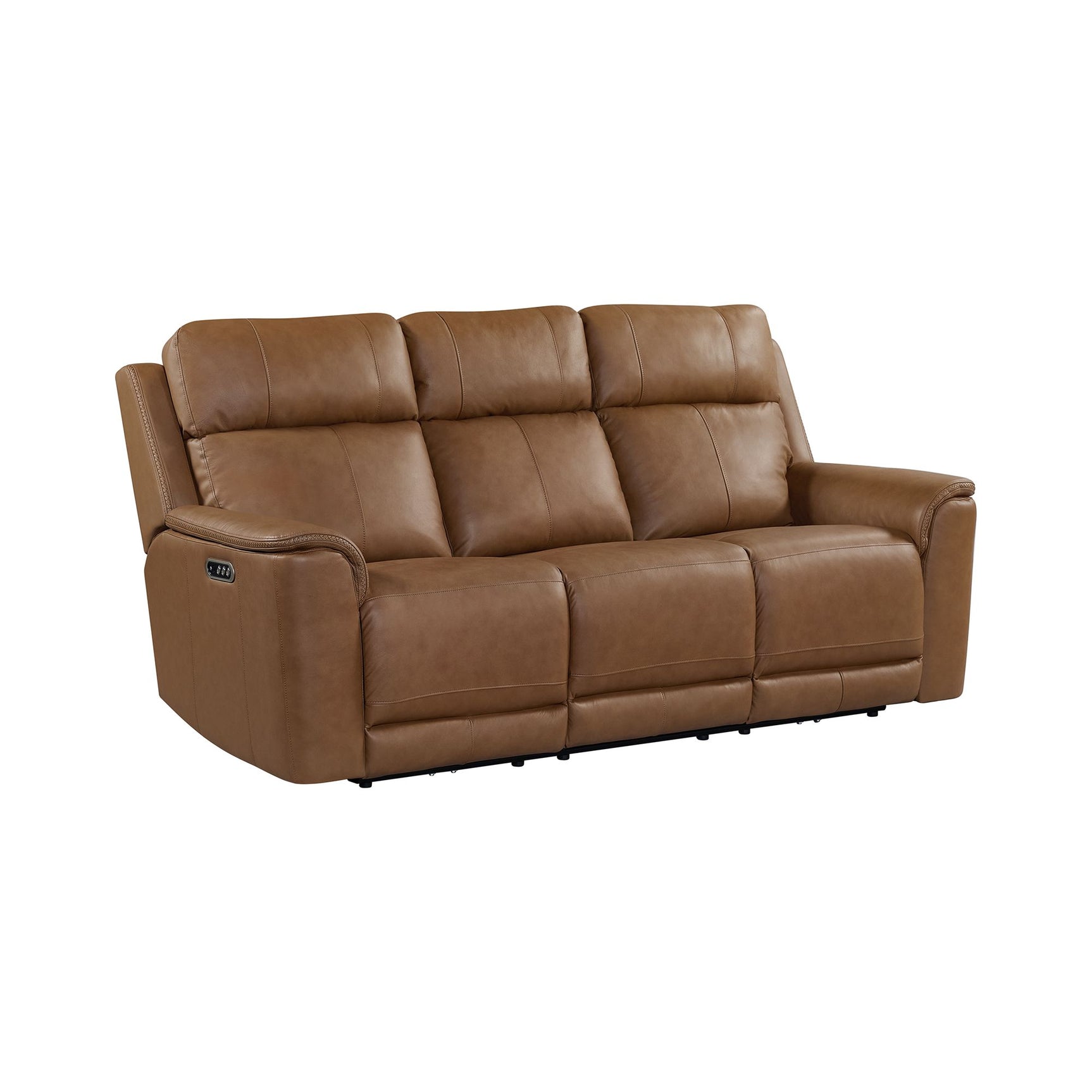 Mustang P3 Sofa with DDT, Wireless Charger in Aline Butternut