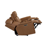 Mustang P3 Sofa with DDT, Wireless Charger in Aline Butternut