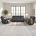 Mustang P3 Sofa with DDT, Wireless Chargerin Aline Anthracite – SKU U-16110-11431-308PPP | Elements