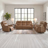 Mustang P3 Sofa with DDT, Wireless Charger in Aline Butternut – SKU U-16110-11430-308PPP | Elements