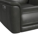 Mustang P3 Recliner in Aline Anthracite - Tampa Furniture Outlet