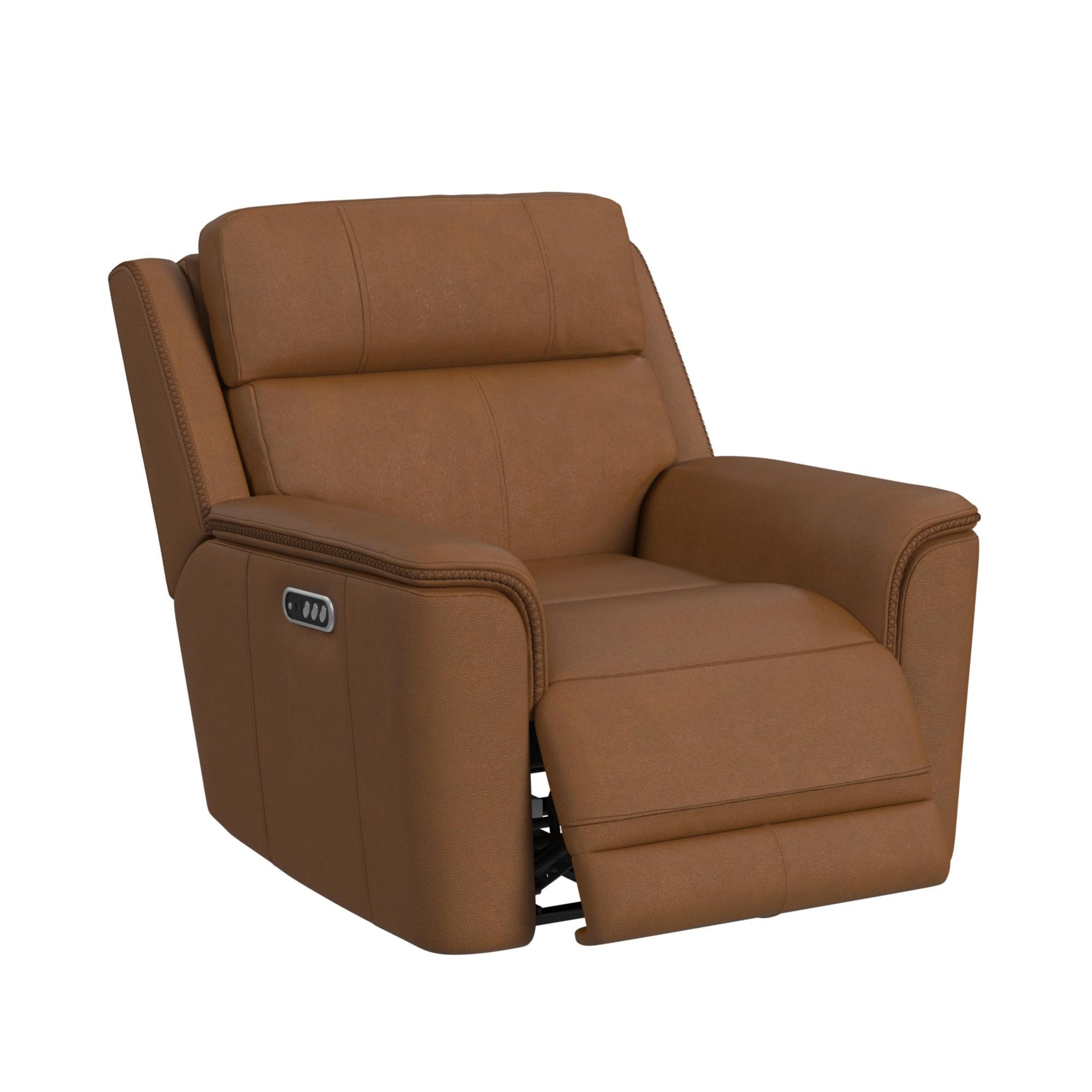 Mustang P3 Recliner in Aline Butternut - Tampa Furniture Outlet