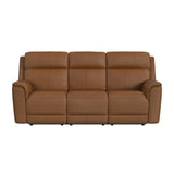 Mustang P3 Sofa with DDT, Wireless Charger in Aline Butternut - Tampa Furniture Outlet