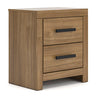 Tampa Furniture Outlet - Ashley Furniture - Broachmyn Bedroom - Two Drawer Night Stand / Auburn - PCB1116-92