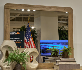 Tampa Furniture Outlet - Ashley Furniture - Gramburg Bedroom - Bedroom Mirror / Warm Natural Brown - PCB1121-36