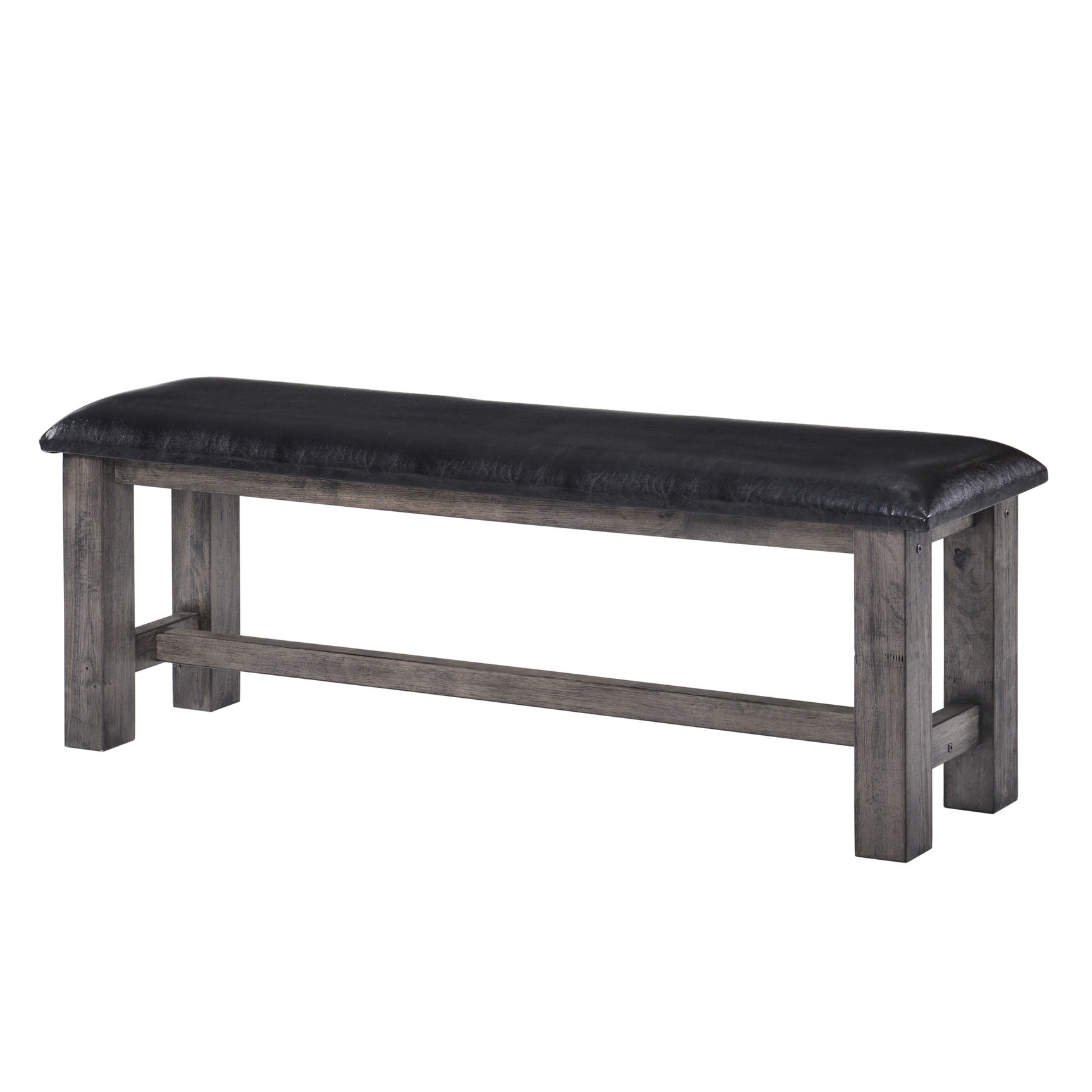 Nathan Bench W/Pu Padded Seat - Tampa Furniture Outlet