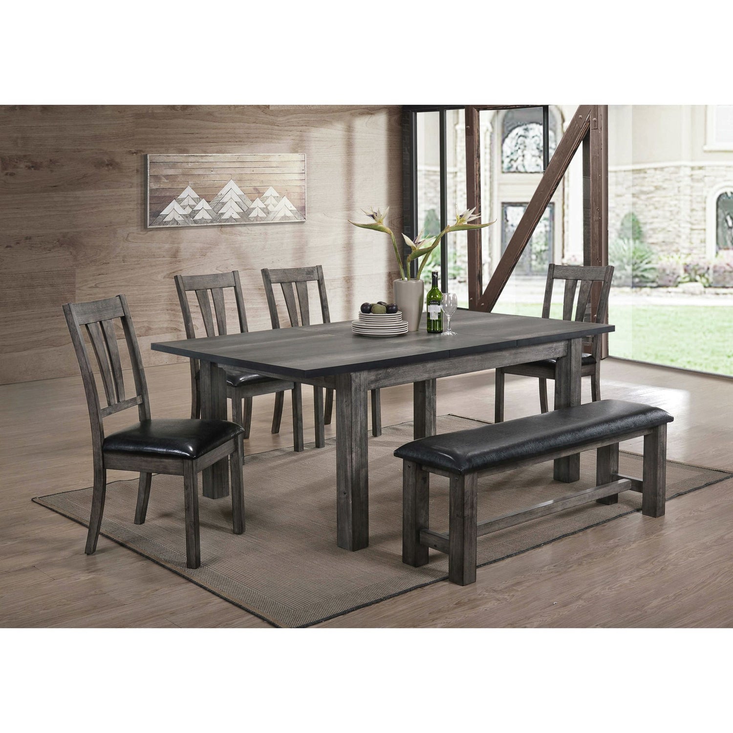 Nathan Bench W/Pu Padded Seat – SKU DNH100BN | Elements