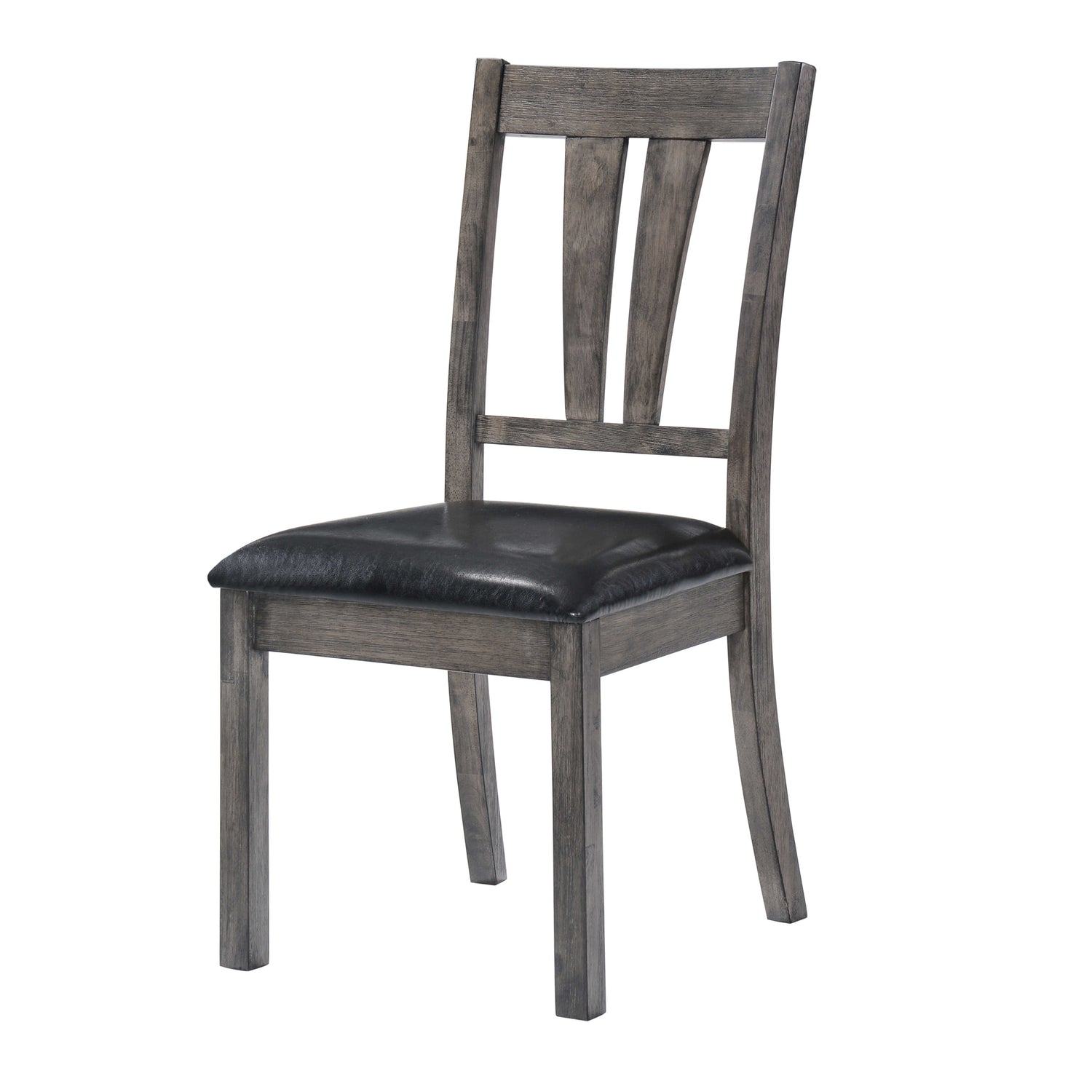 Nathan Fan Back Chair W/Pu Seat (2 Per Pack) - Tampa Furniture Outlet
