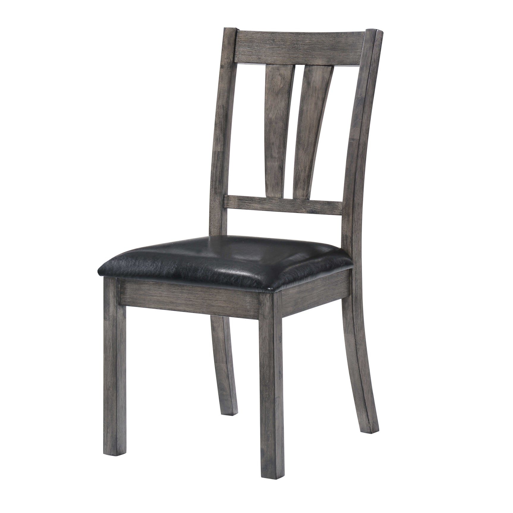 Nathan Fan Back Chair W/Pu Seat (2 Per Pack) - Tampa Furniture Outlet
