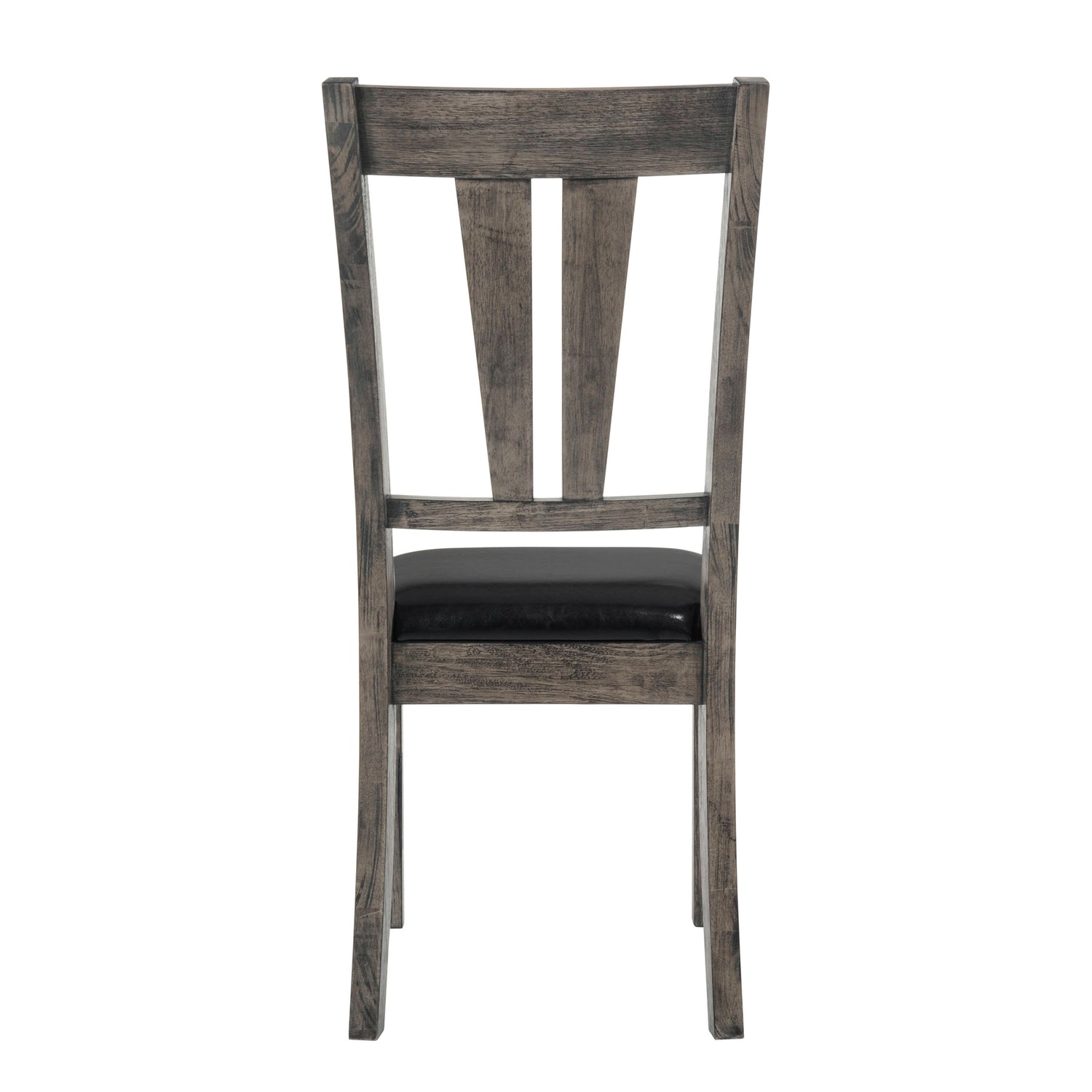 Nathan Fan Back Chair W/Pu Seat (2 Per Pack) - Tampa Furniture Outlet