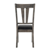 Nathan Fan Back Chair W/Pu Seat (2 Per Pack) - Tampa Furniture Outlet
