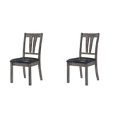 Nathan Fan Back Chair W/Pu Seat (2 Per Pack) - Tampa Furniture Outlet