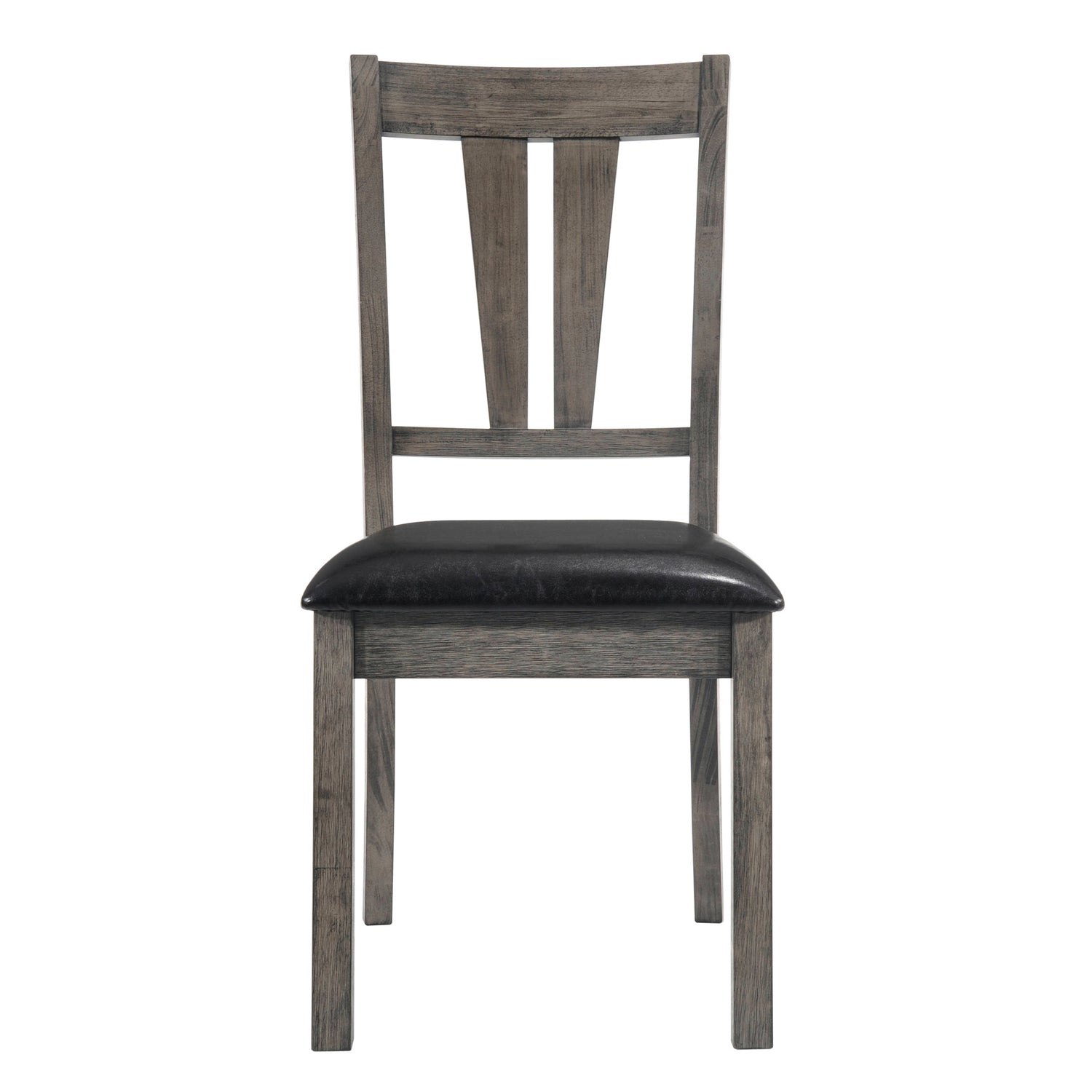 Nathan Fan Back Chair W/Pu Seat (2 Per Pack) - Tampa Furniture Outlet