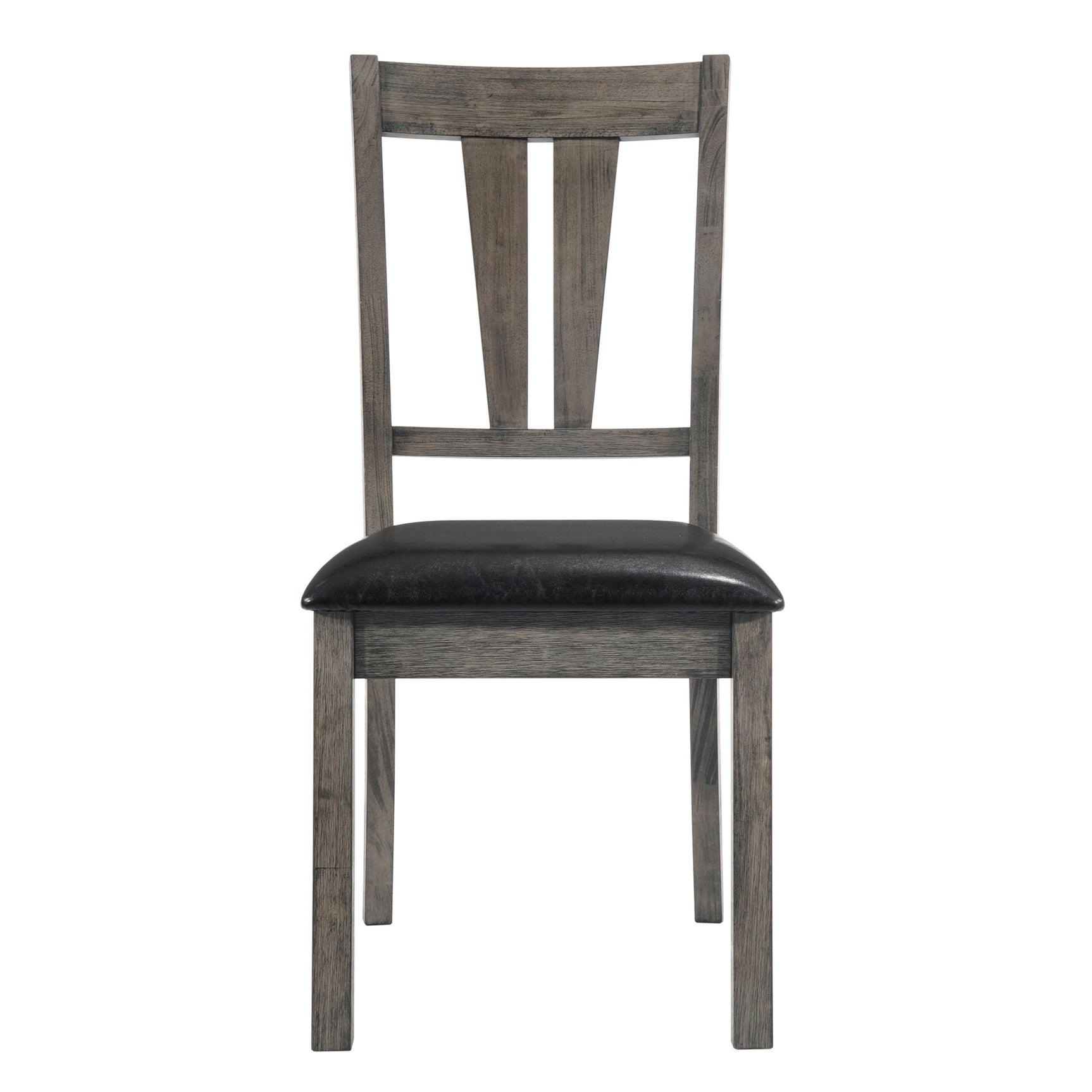 Nathan Fan Back Chair W/Pu Seat (2 Per Pack) - Tampa Furniture Outlet