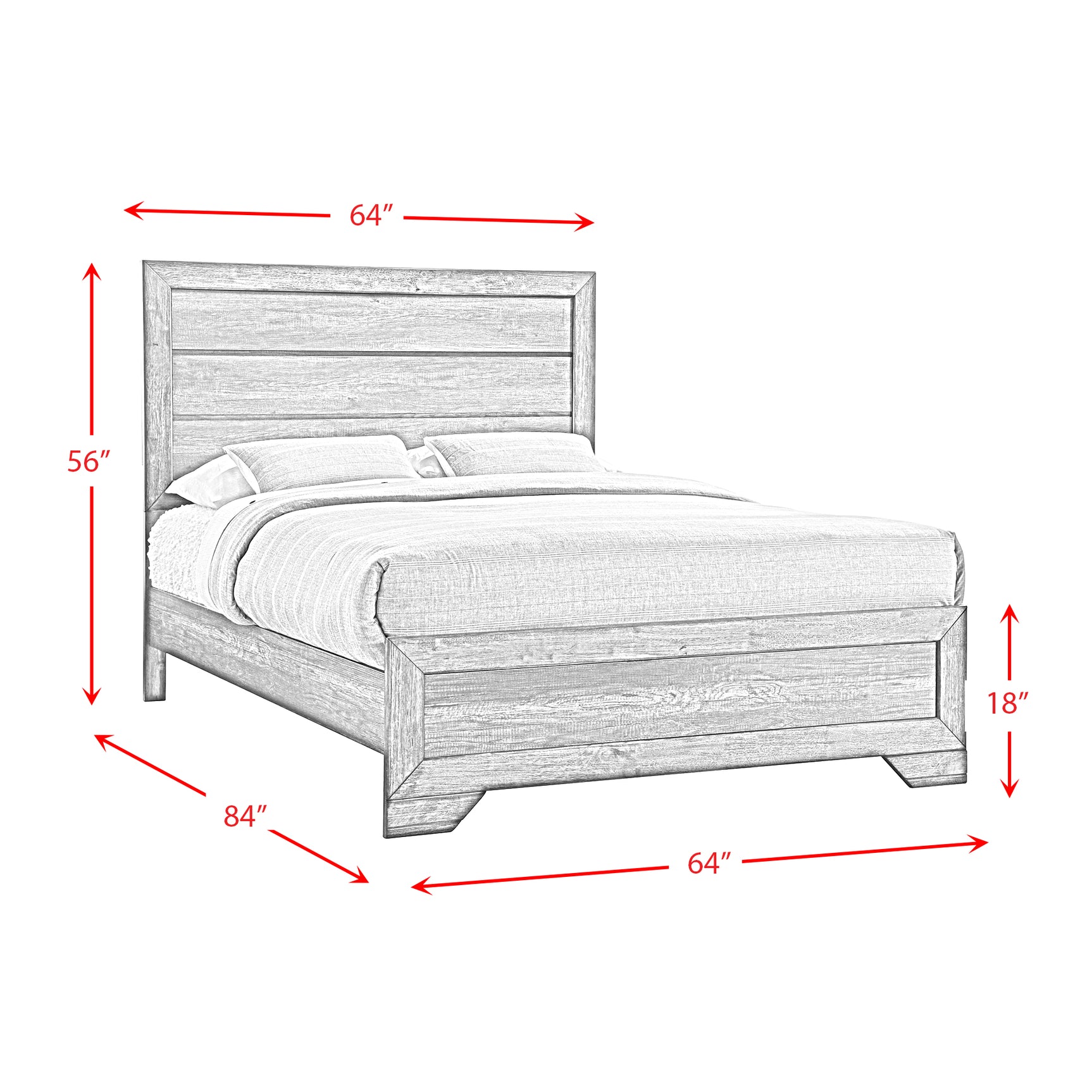 Nathan Queen Bed - Tampa Furniture Outlet