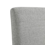 Nero Dining Side Chair (2 per carton) W/Grey Fabric - Tampa Furniture Outlet