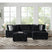 Nightfall Storage Ottoman in Grand Cord Black – SKU U-16570-10473-000 | Elements