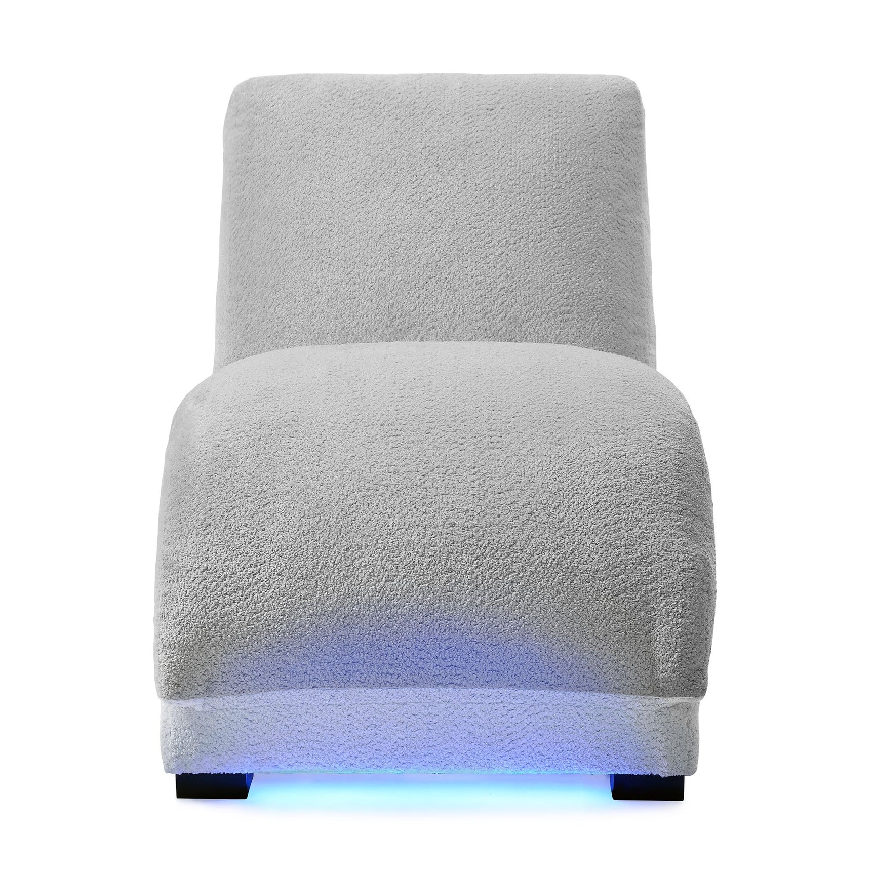 Nori Chaise with Heat Massage, USBC, LED in Glam Fog - Tampa Furniture Outlet