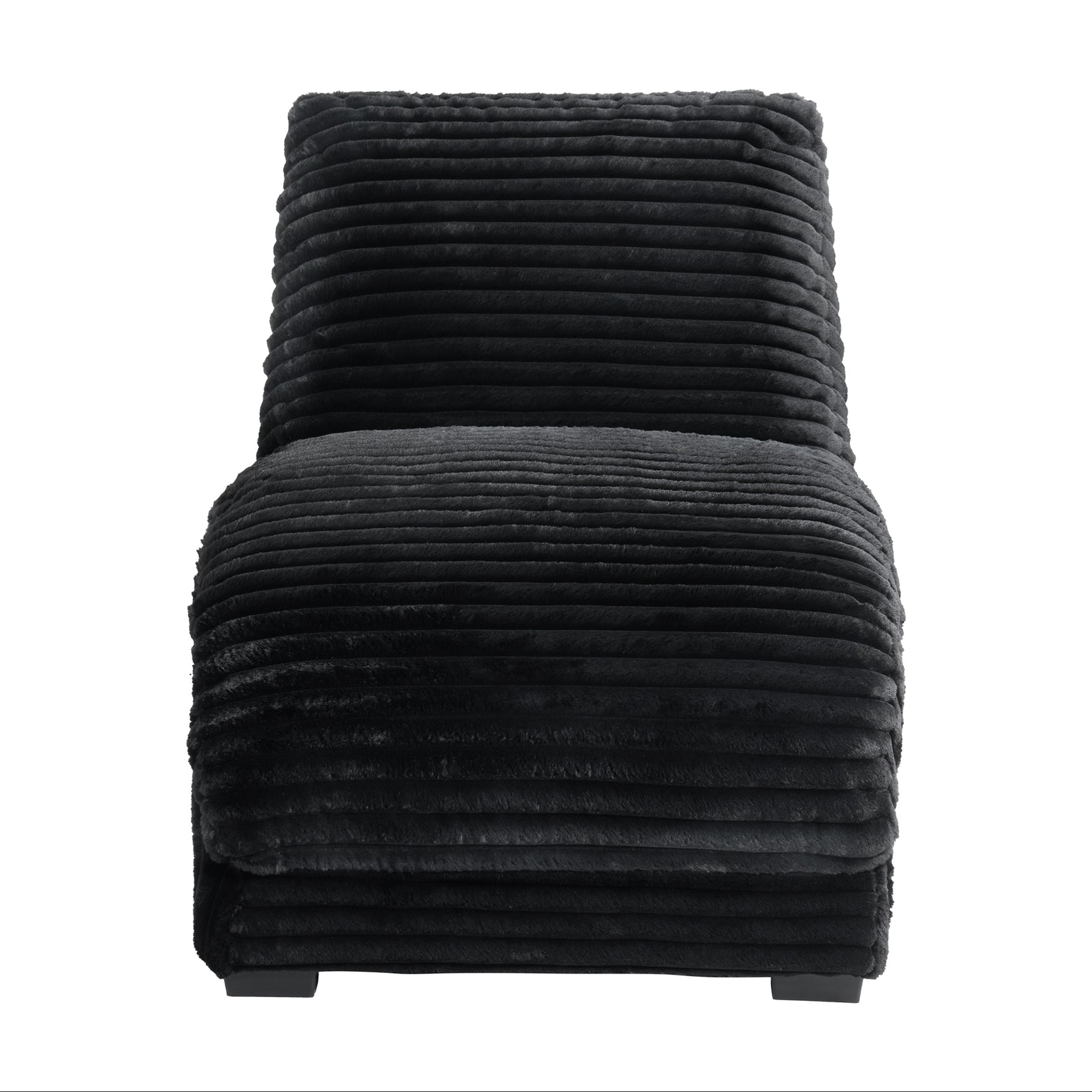 Nori Chaise with Heat Massage, USBC, LED in Masis Black - Tampa Furniture Outlet