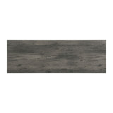 Oak Lawn Charcoal Grey Bar Table Single Pack (Table + 3 Grey Fabric Stools)