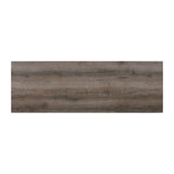 Oak Lawn Grey Bar Table Single Pack (Table + 3 Tan Fabric Stools)