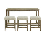 Oak Lawn Bar Table Single Pack (Table + Three Stools)
