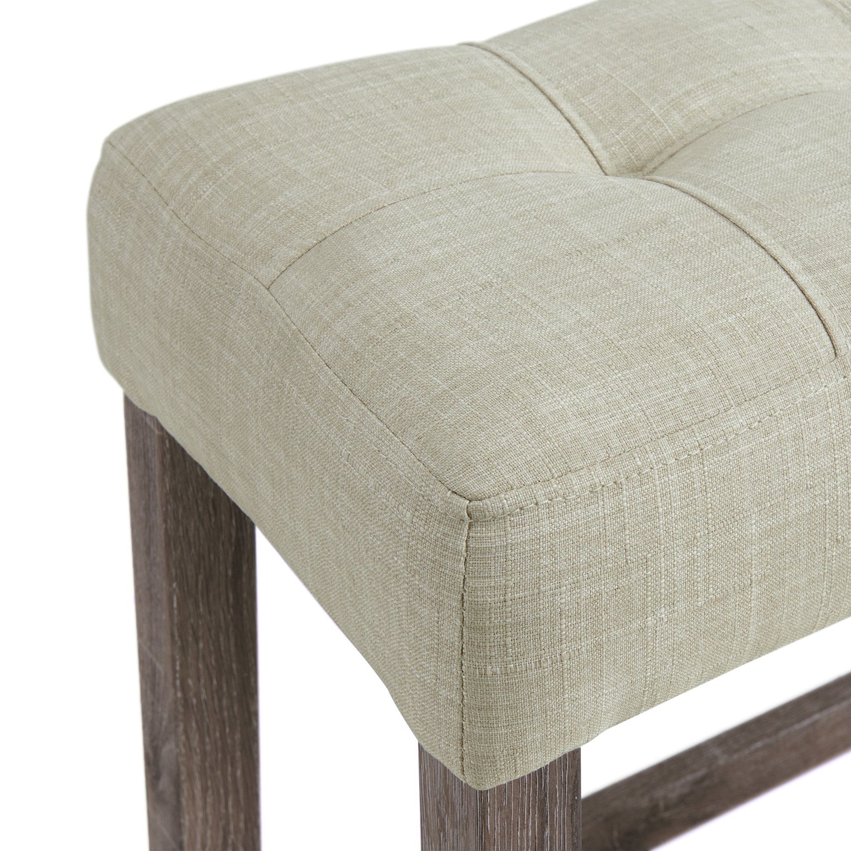 Oak Lawn Grey Bar Table Single Pack (Table + 3 Tan Fabric Stools)