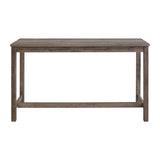 Oak Lawn Grey Bar Table Single Pack (Table + 3 Tan Fabric Stools) - Tampa Furniture Outlet