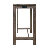 Oak Lawn Grey Bar Table Single Pack (Table + 3 Tan Fabric Stools) - Tampa Furniture Outlet