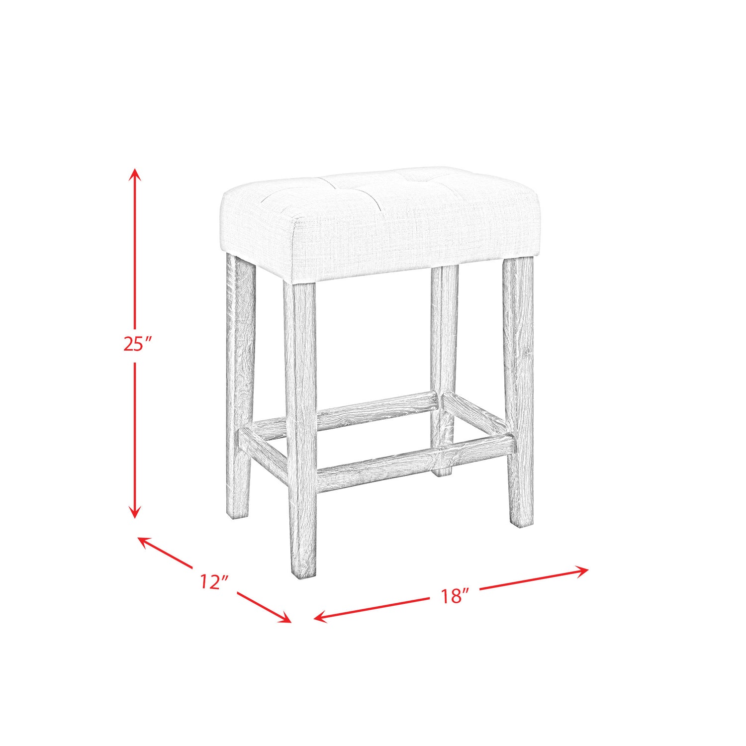Oak Lawn Grey Bar Table Single Pack (Table + 3 Tan Fabric Stools) - Tampa Furniture Outlet
