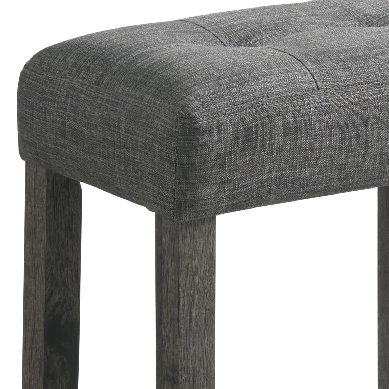 Oak Lawn Charcoal Grey Bar Table Single Pack (Table + 3 Grey Fabric Stools) - Tampa Furniture Outlet