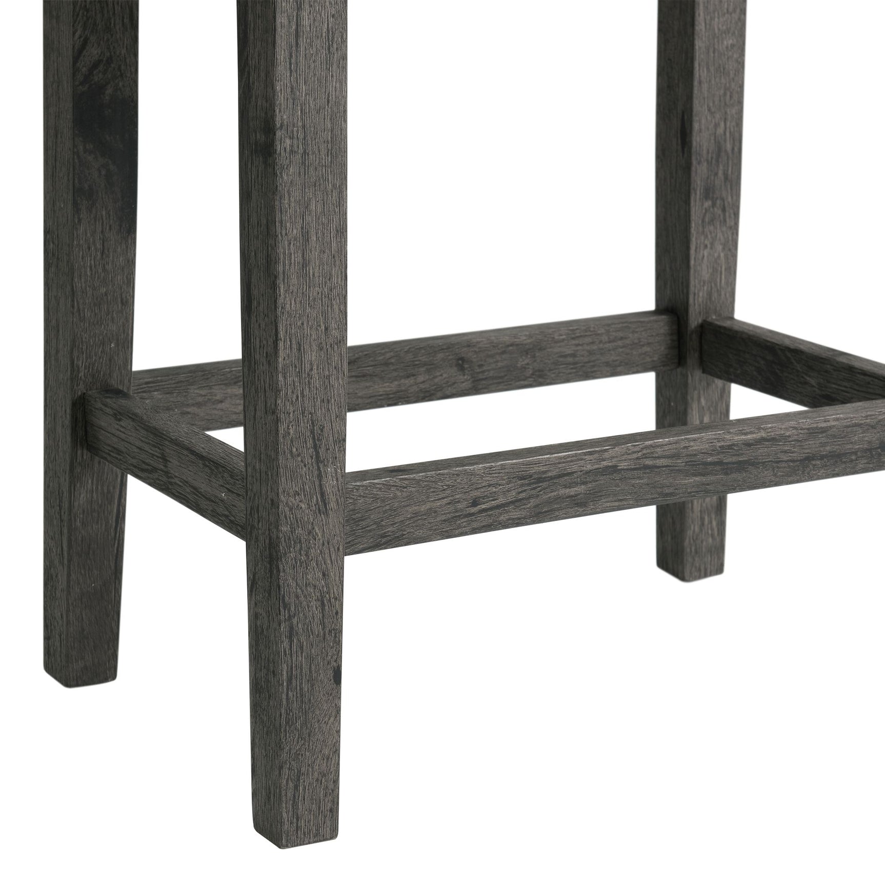 Oak Lawn Charcoal Grey Bar Table Single Pack (Table + 3 Grey Fabric Stools) - Tampa Furniture Outlet