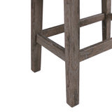 Oak Lawn Grey Bar Table Single Pack (Table + 3 Tan Fabric Stools) - Tampa Furniture Outlet